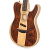 Fender American Acoustasonic Telecaster Exotic Cocobolo Natural Acoustic Guitars / Built-in Electronics