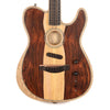 Fender American Acoustasonic Telecaster Exotic Cocobolo Natural Acoustic Guitars / Built-in Electronics