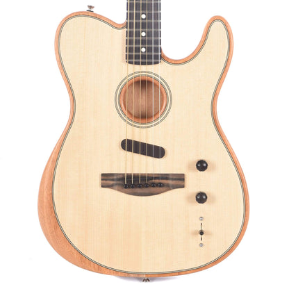 Fender American Acoustasonic Telecaster Natural Acoustic Guitars / Built-in Electronics