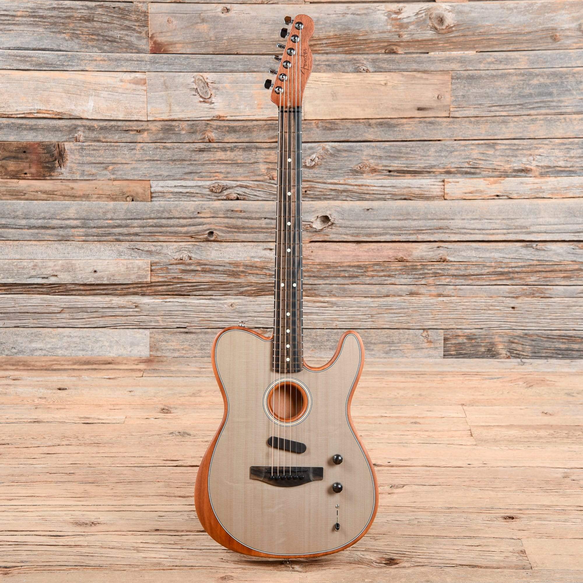 Fender American Acoustasonic Telecaster Sonic Gray 2019 Acoustic Guitars / Built-in Electronics