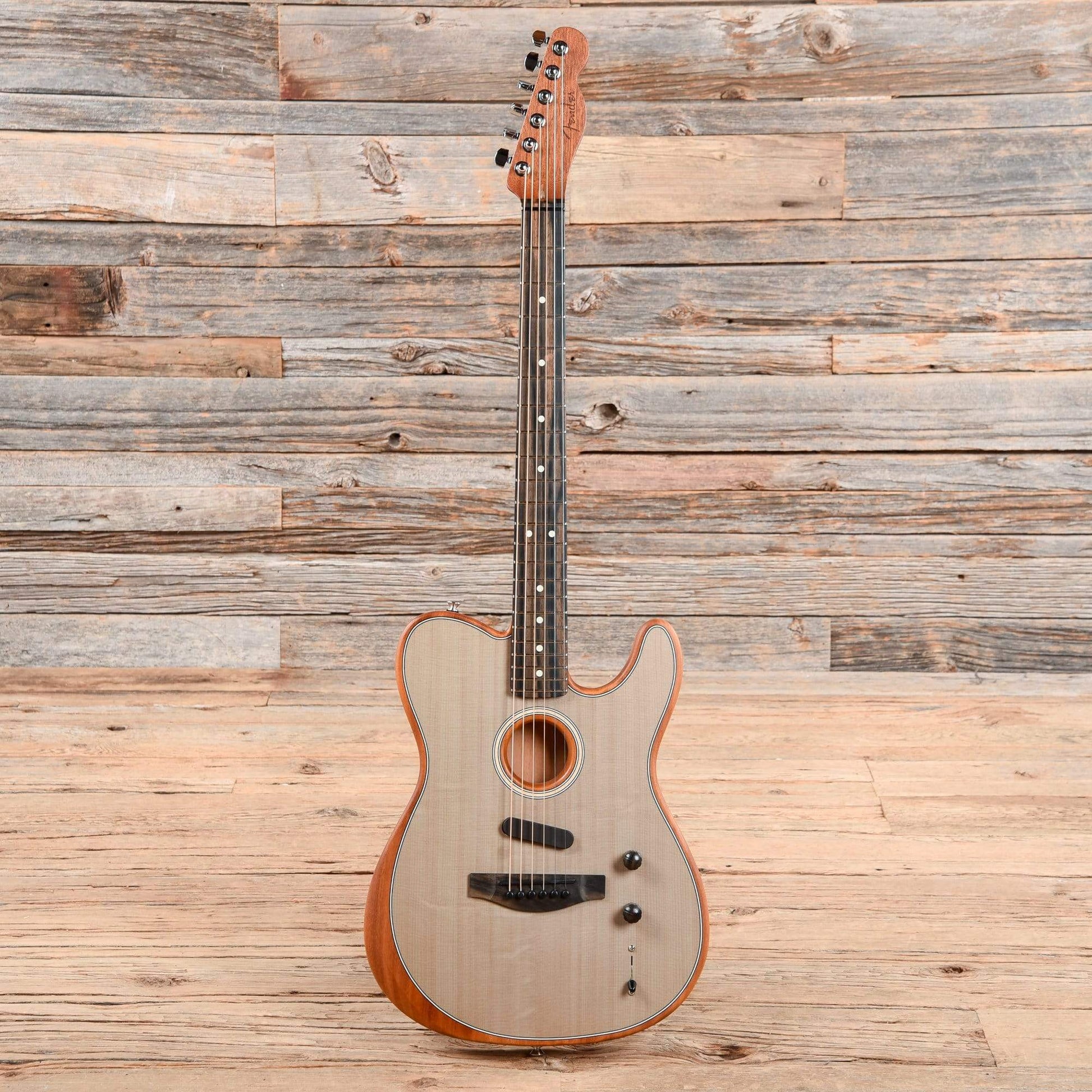Fender American Acoustasonic Telecaster Sonic Gray 2019 Acoustic Guitars / Built-in Electronics