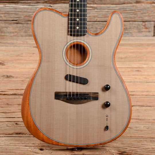Fender American Acoustasonic Telecaster Sonic Grey 2019 Acoustic Guitars / Built-in Electronics