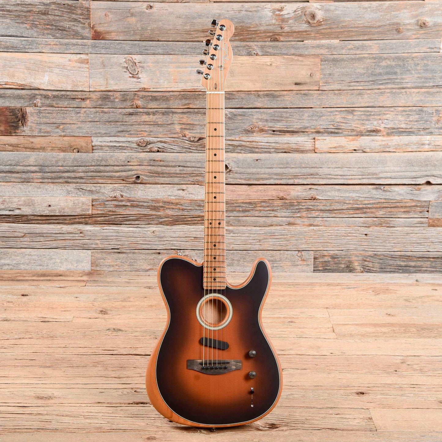 Fender Mod Shop American Acoustasonic Telecaster Sunburst 2020 Acoustic Guitars / Built-in Electronics