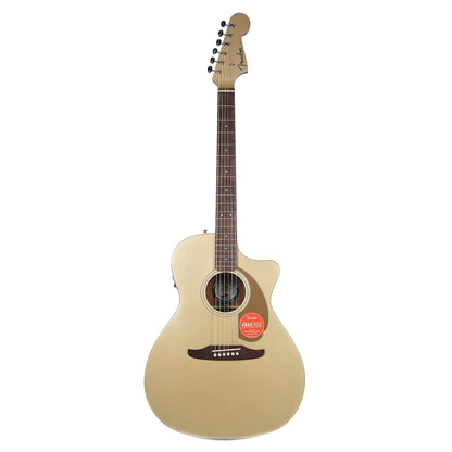 Fender Newporter Player Acoustic Champagne Acoustic Guitars / Built-in Electronics