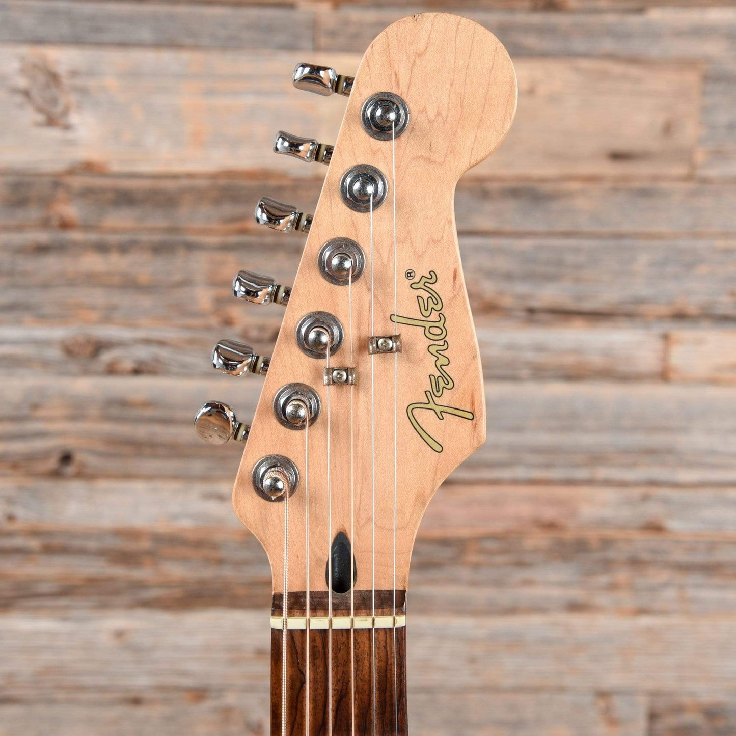 Fender Stratacoustic Black 2001 Acoustic Guitars / Built-in Electronics