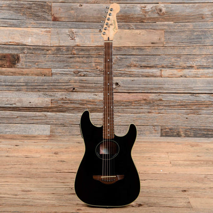 Fender Stratacoustic Black 2001 Acoustic Guitars / Built-in Electronics