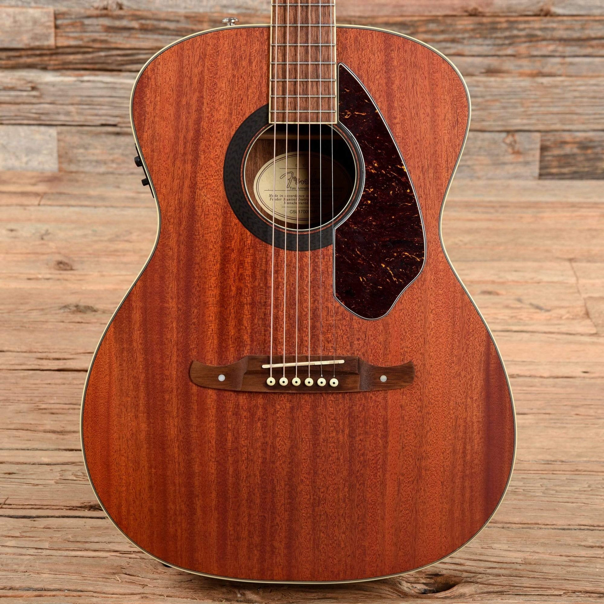 Fender Tim Armstrong Hellcat Natural 2017 Acoustic Guitars / Built-in Electronics