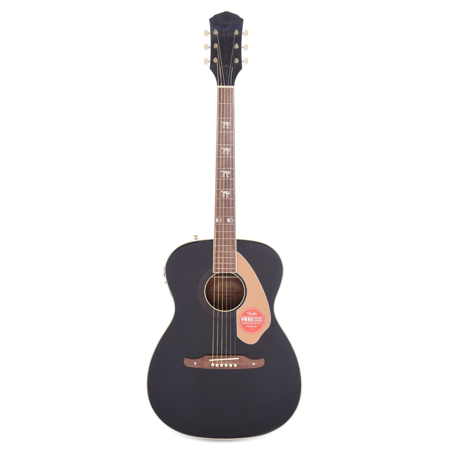 Fender 10th Anniversary Tim Armstrong Hellcat Acoustic Black Acoustic Guitars / Concert