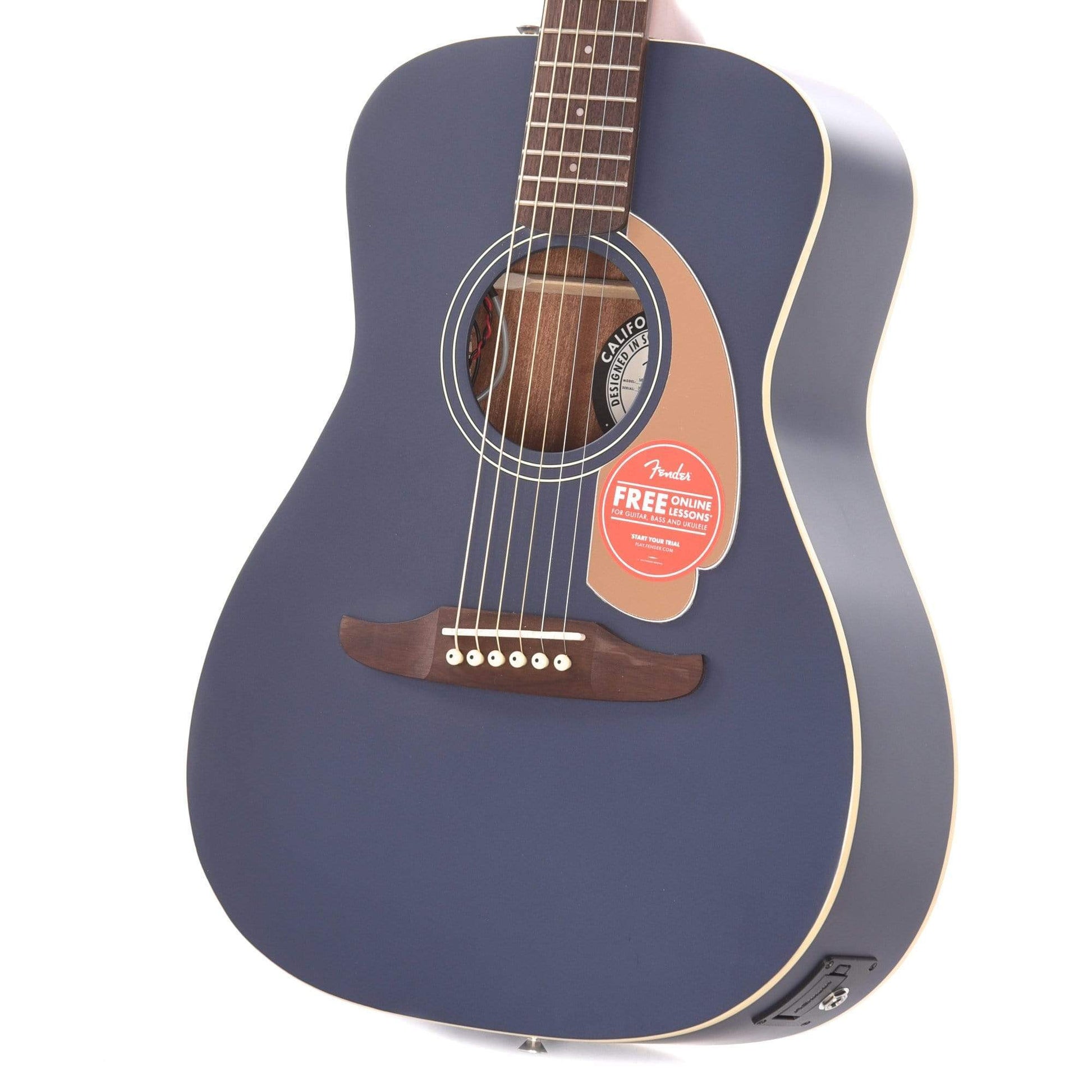 Fender Malibu Player Acoustic Midnight Satin Acoustic Guitars / Concert