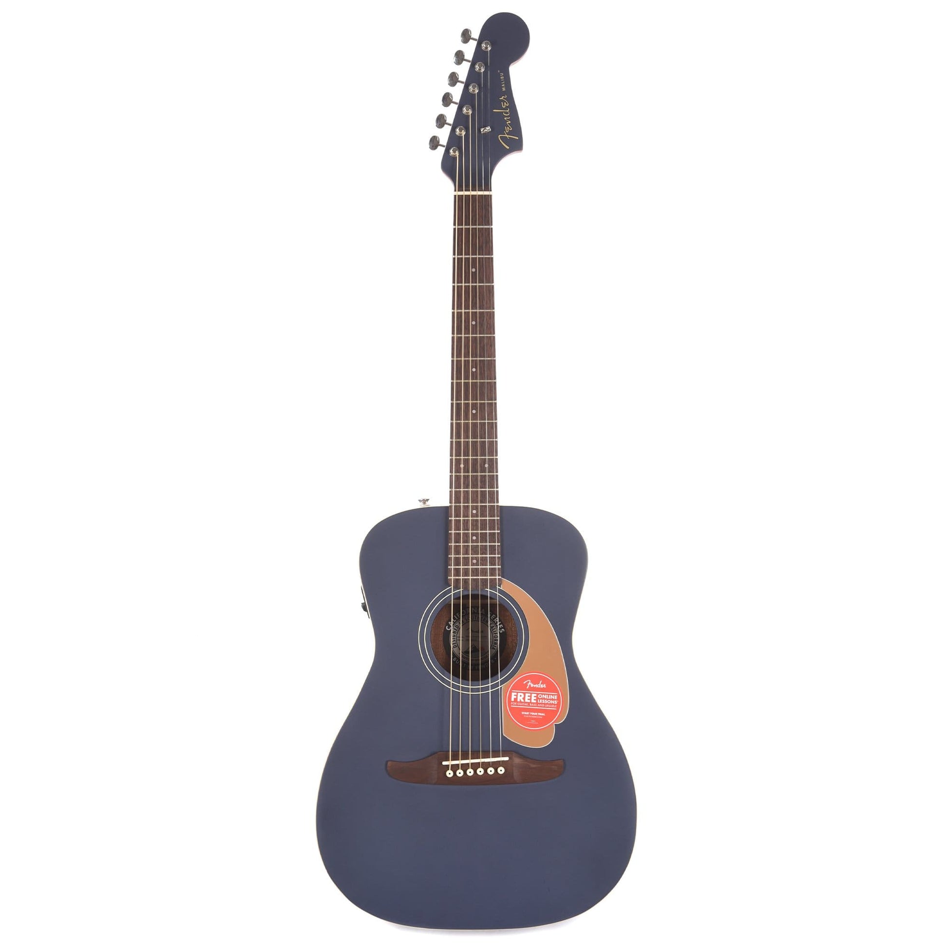 Fender Malibu Player Acoustic Midnight Satin Acoustic Guitars / Concert