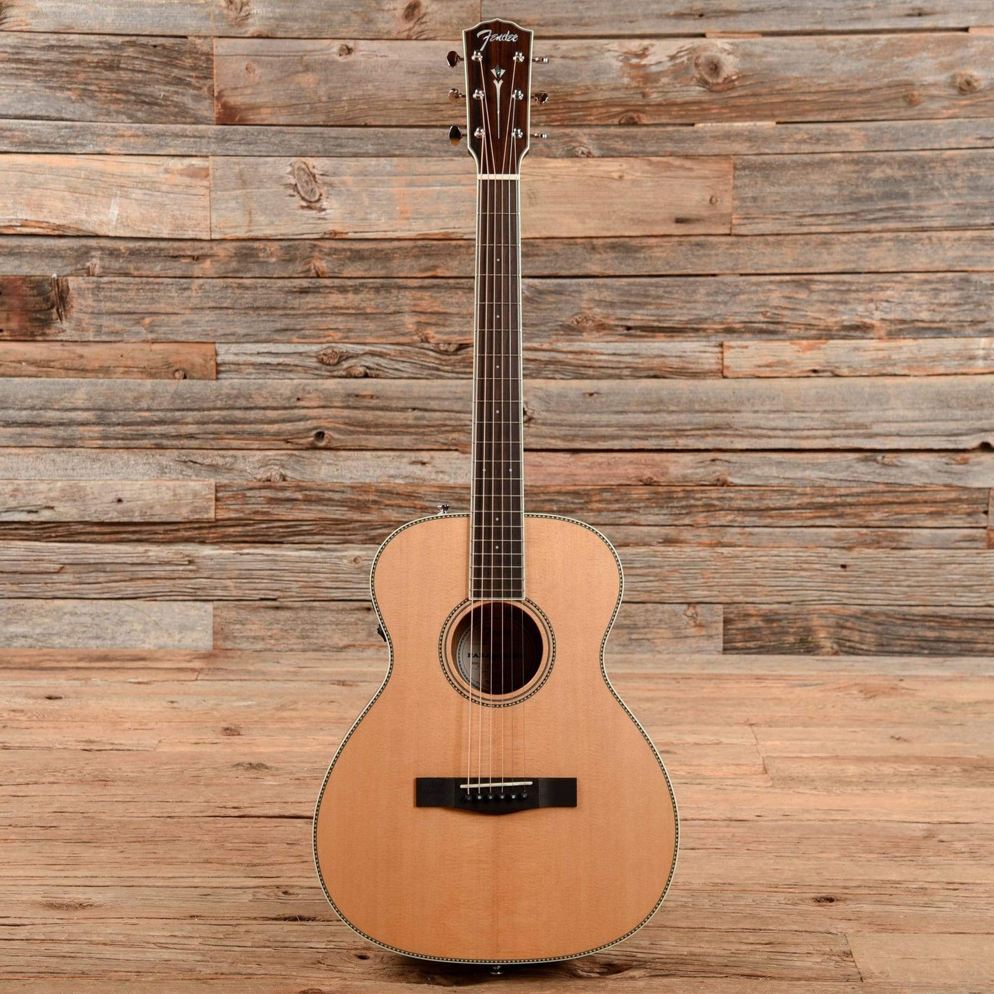 Fender Paramount Series PM/TE Standard Travel Natural 2018 Acoustic Guitars / Concert