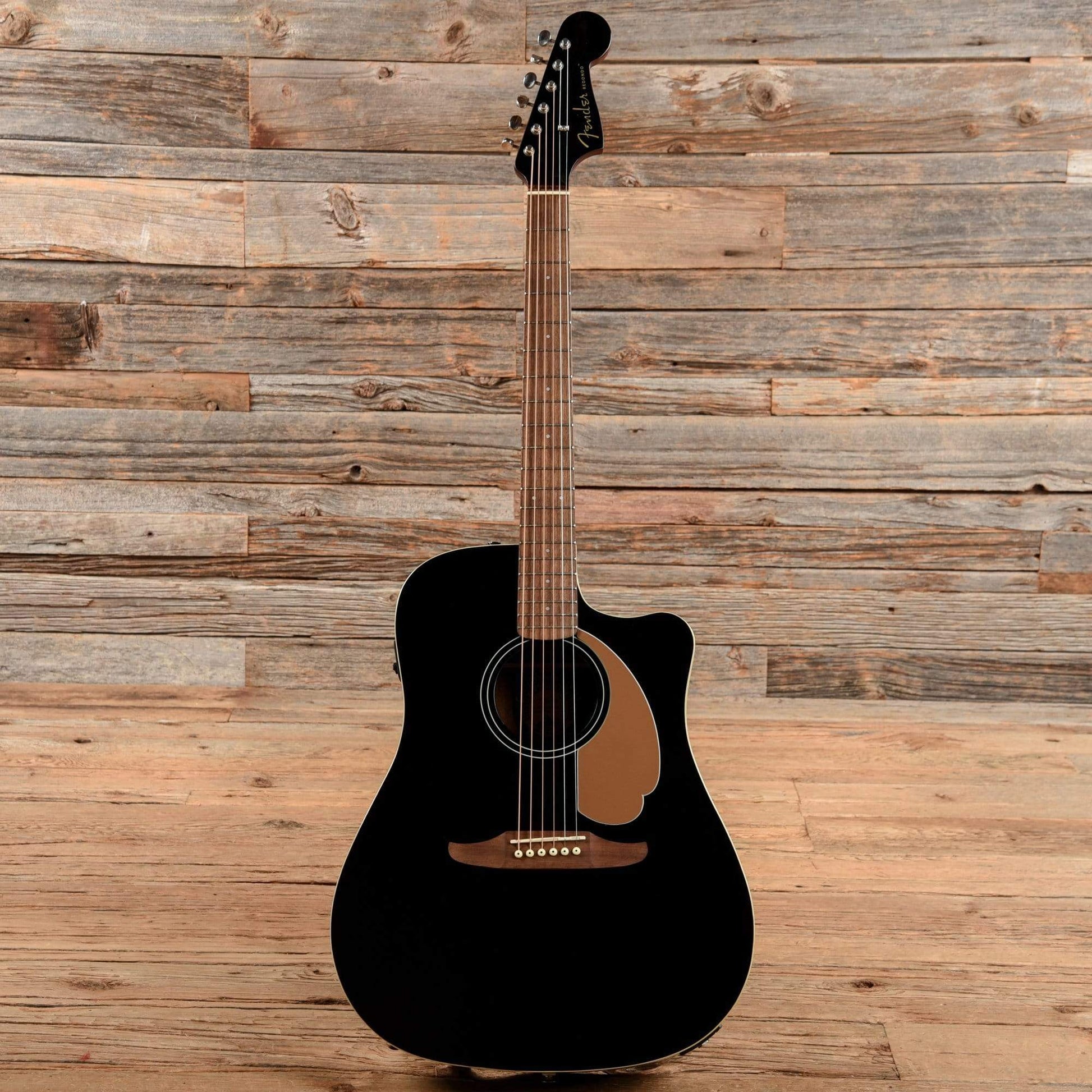 Fender California Series Redondo Player Black 2018 Acoustic Guitars / Dreadnought