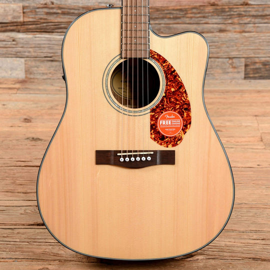 Fender CD-140SCE Solid Spruce/Ovangkol Dreadnought Natural 2021 Acoustic Guitars / Dreadnought
