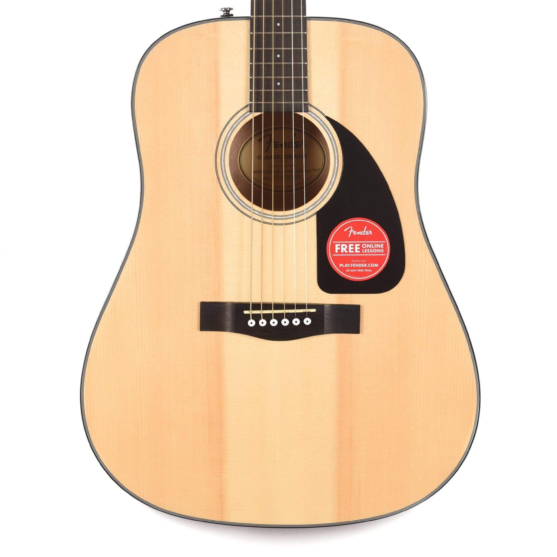 Fender CD-60 Dreadnought V3 Natural Acoustic Guitars / Dreadnought