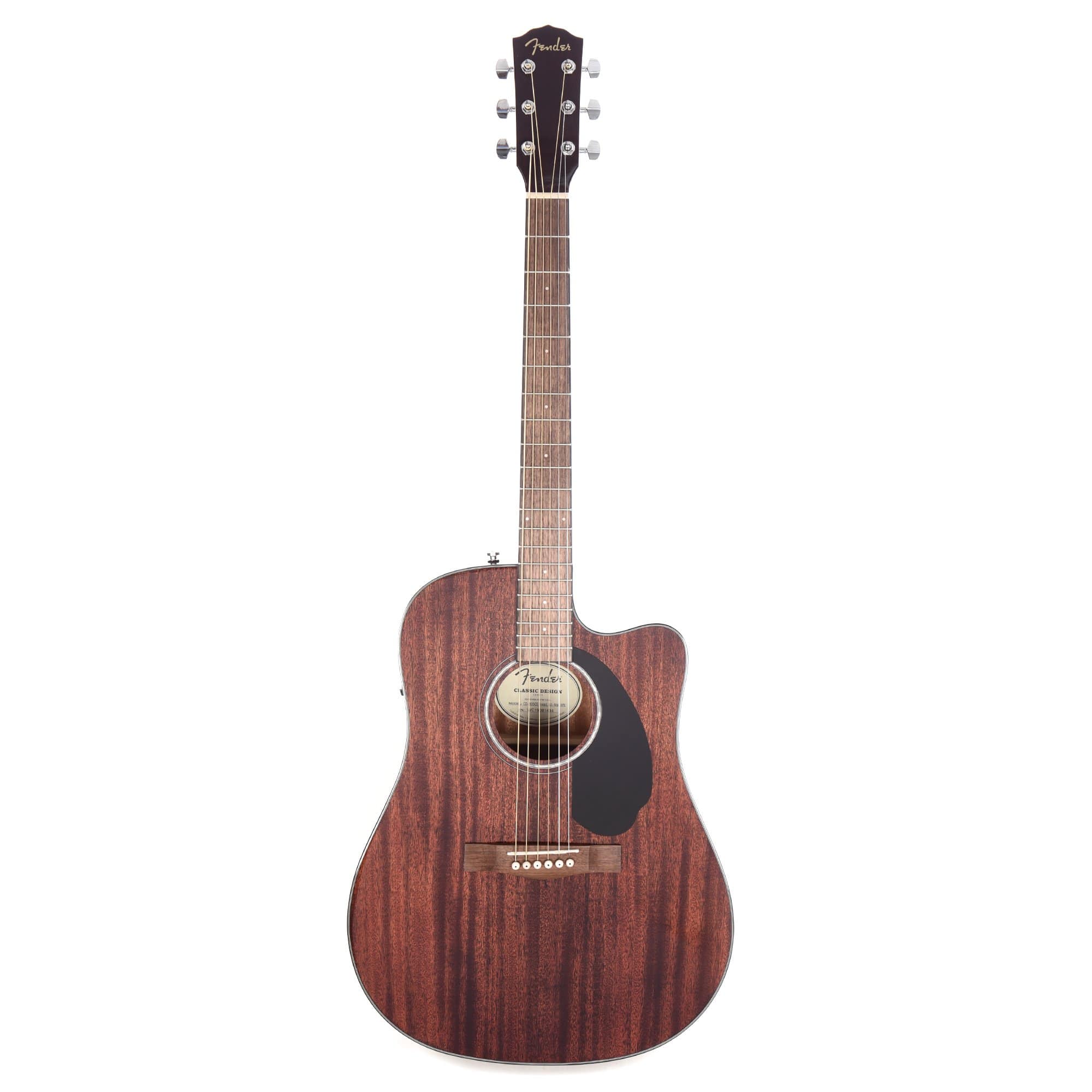 Fender CD-60SCE Dreadnought Mahogany Natural Acoustic Guitars / Dreadnought
