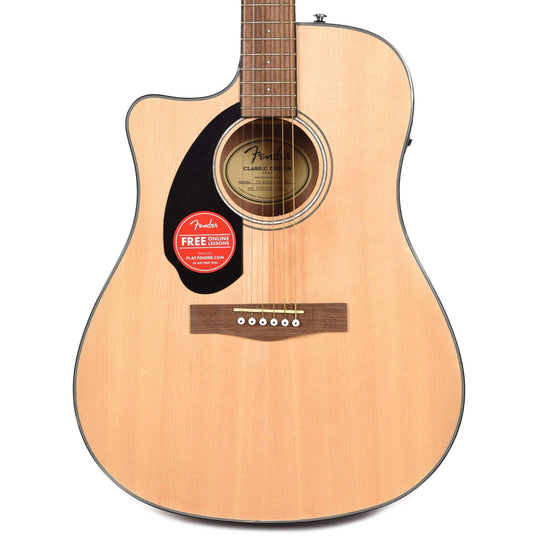 Fender CD-60SCE Dreadnought Natural LEFTY Acoustic Guitars / Dreadnought