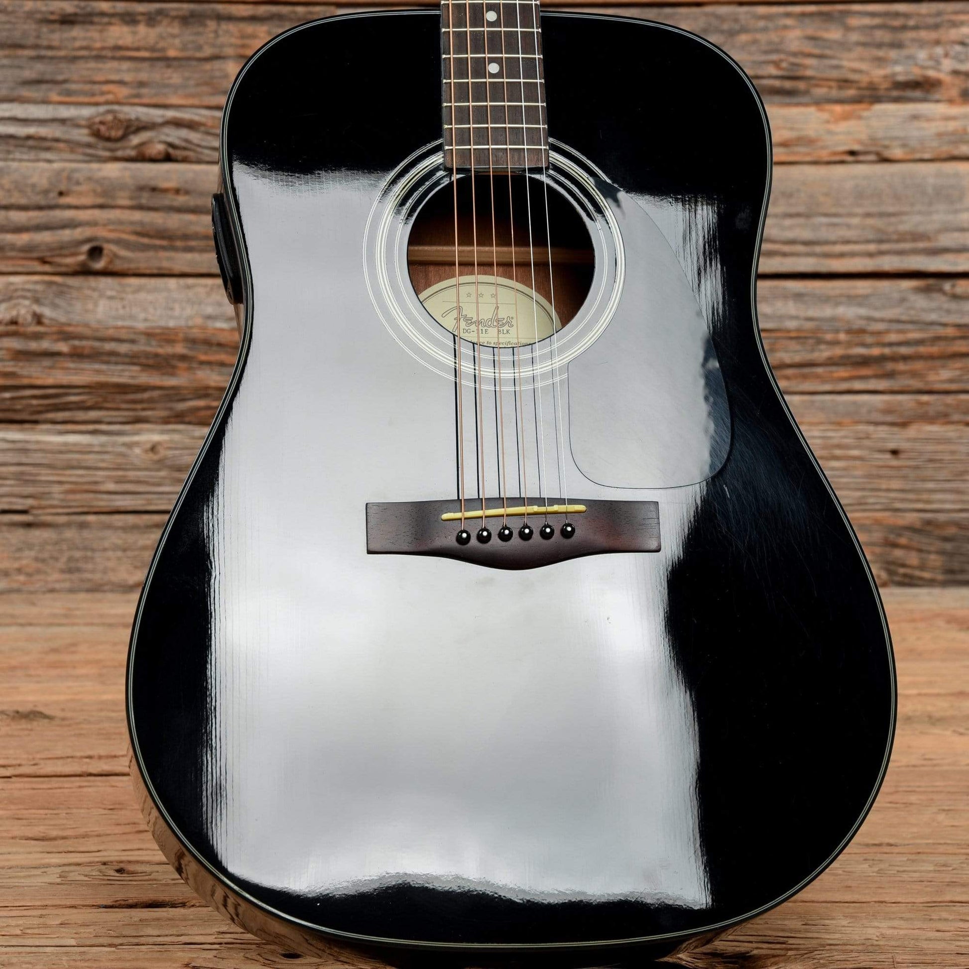 Fender DG-11E Black 2003 Acoustic Guitars / Dreadnought