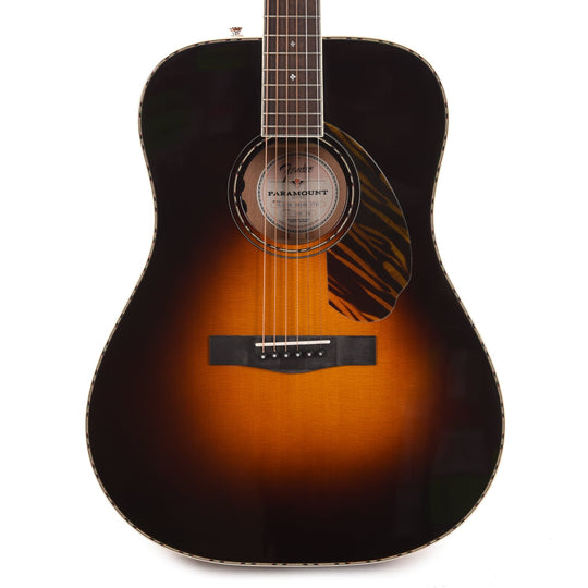 Fender Paramount PD-220E Dreadnought 3-Tone Vintage Sunburst Acoustic Guitars / Dreadnought