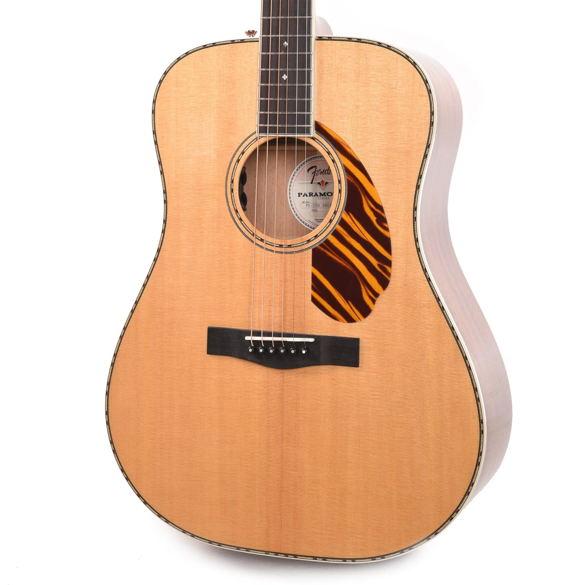 Fender Paramount PD-220E Dreadnought Natural Acoustic Guitars / Dreadnought