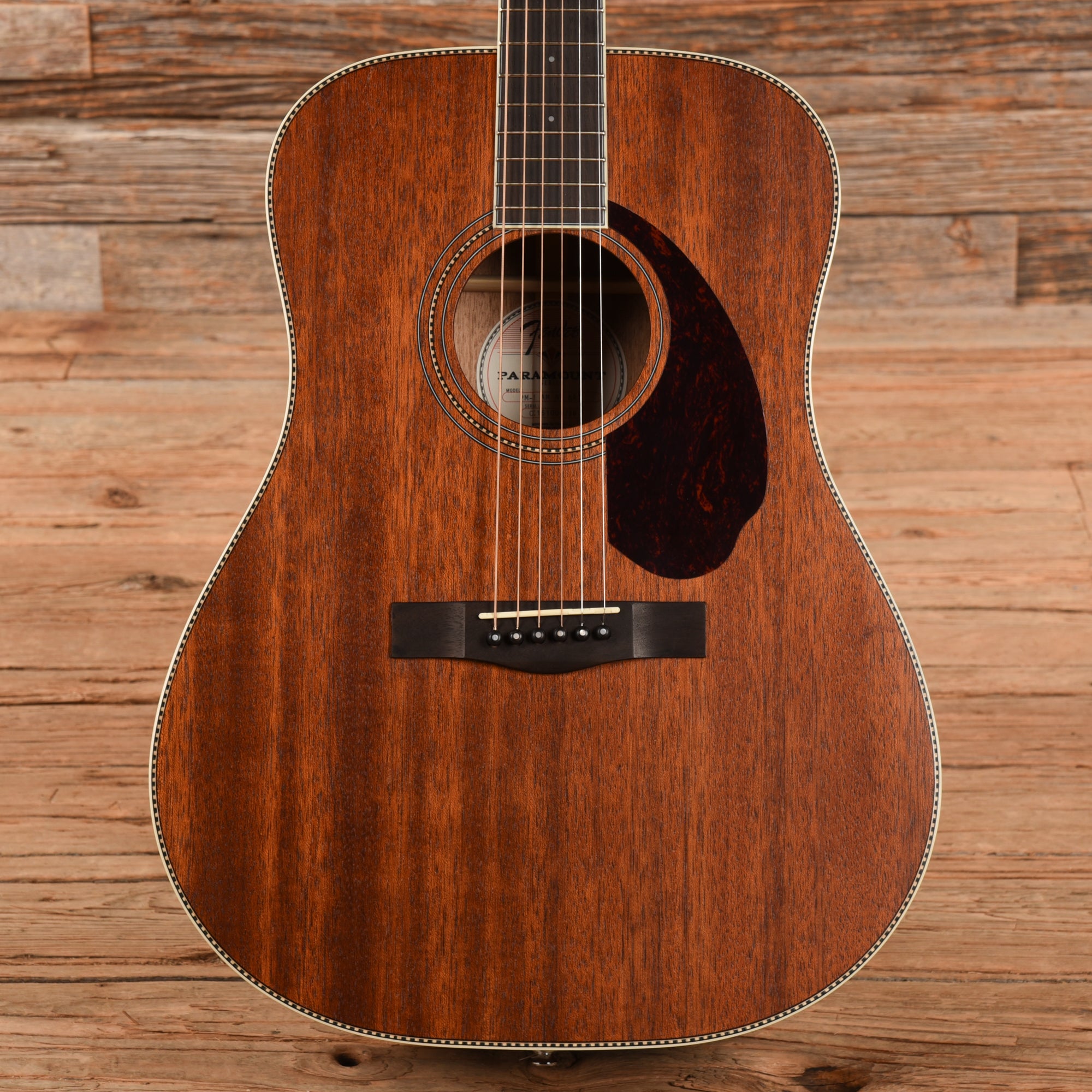 Fender PM-1 All Mahogany NE Brow 2017 Acoustic Guitars / Dreadnought