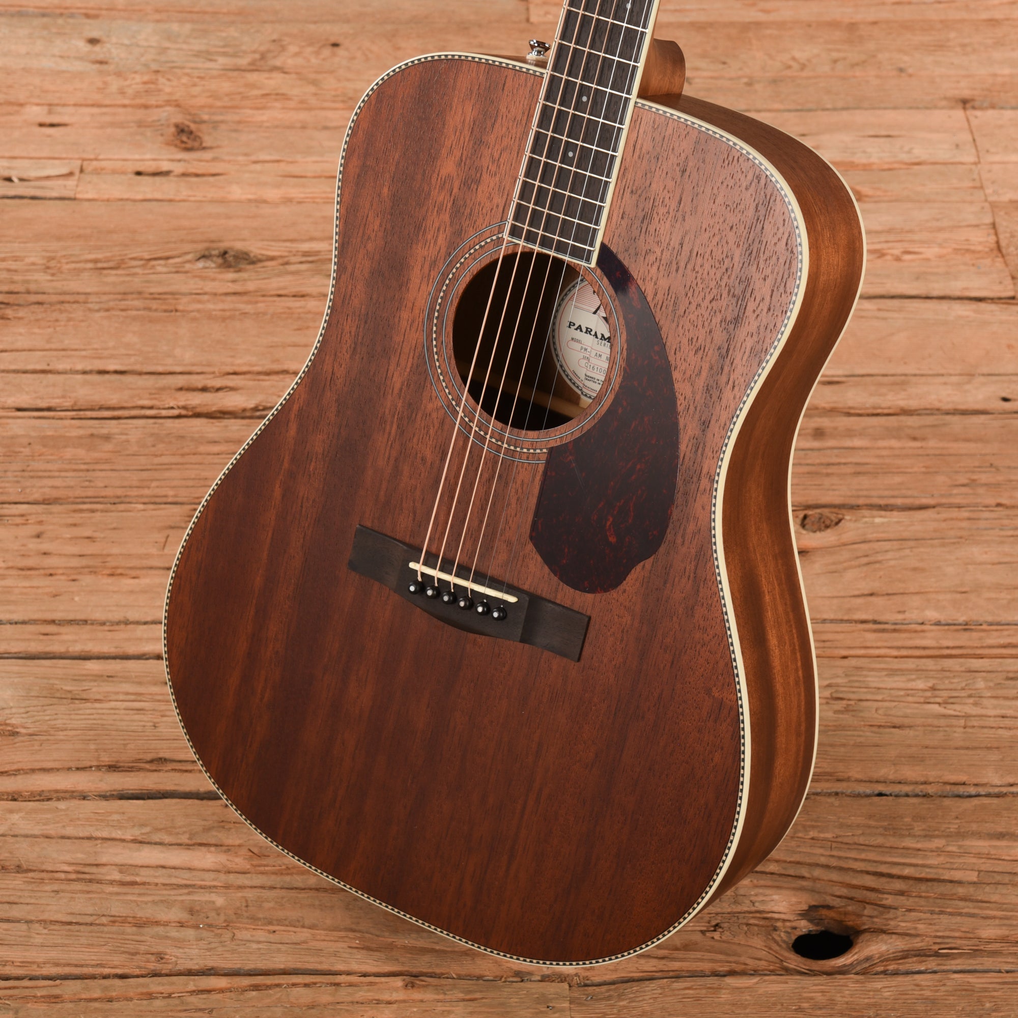 Fender PM-1 All Mahogany NE Brow 2017 Acoustic Guitars / Dreadnought