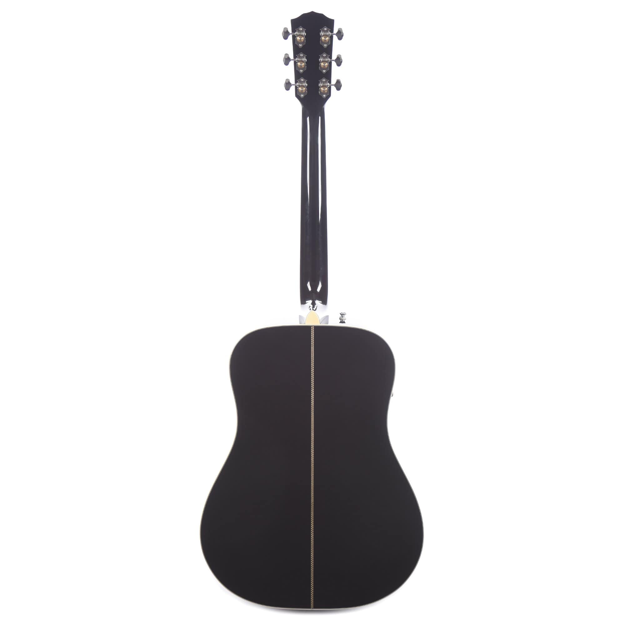 Fender PM-1E Limited Edition Paramount Series Dreadnought Black Acoustic Guitars / Dreadnought