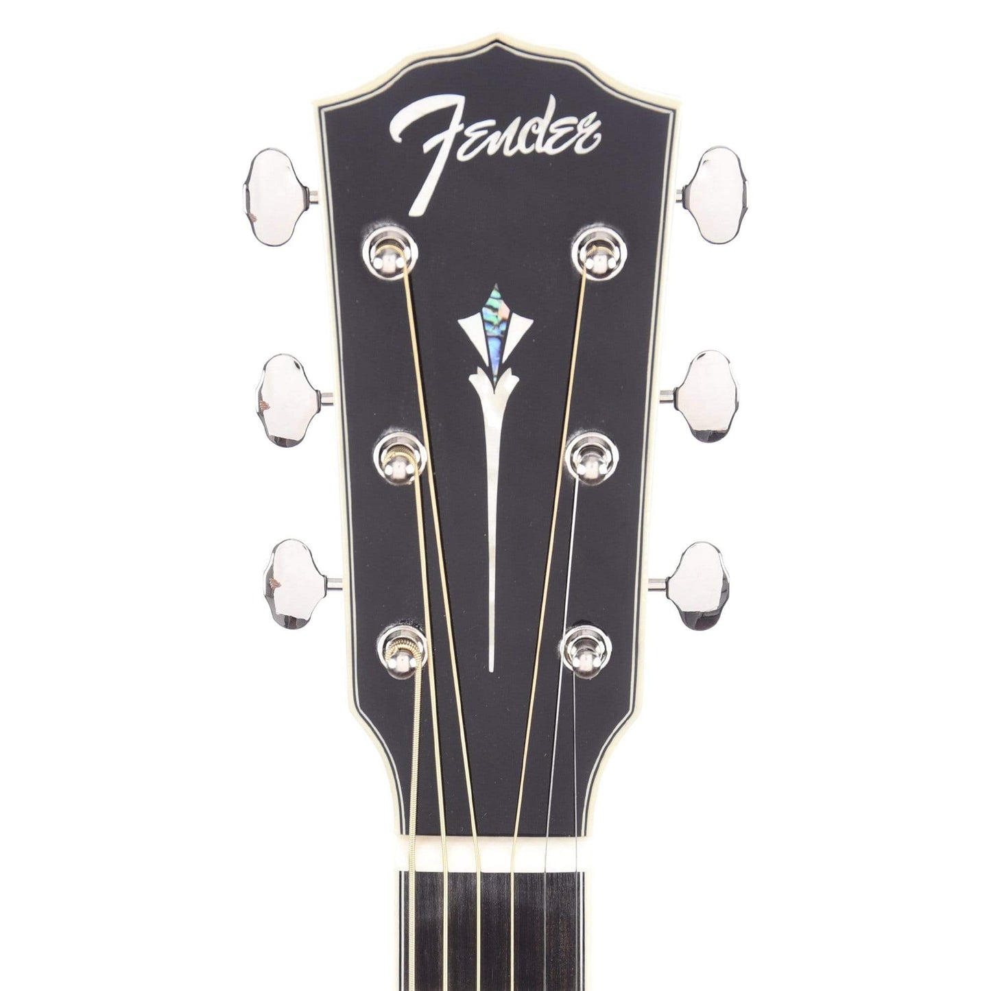 Fender PM-1E Limited Edition Paramount Series Dreadnought Black Acoustic Guitars / Dreadnought