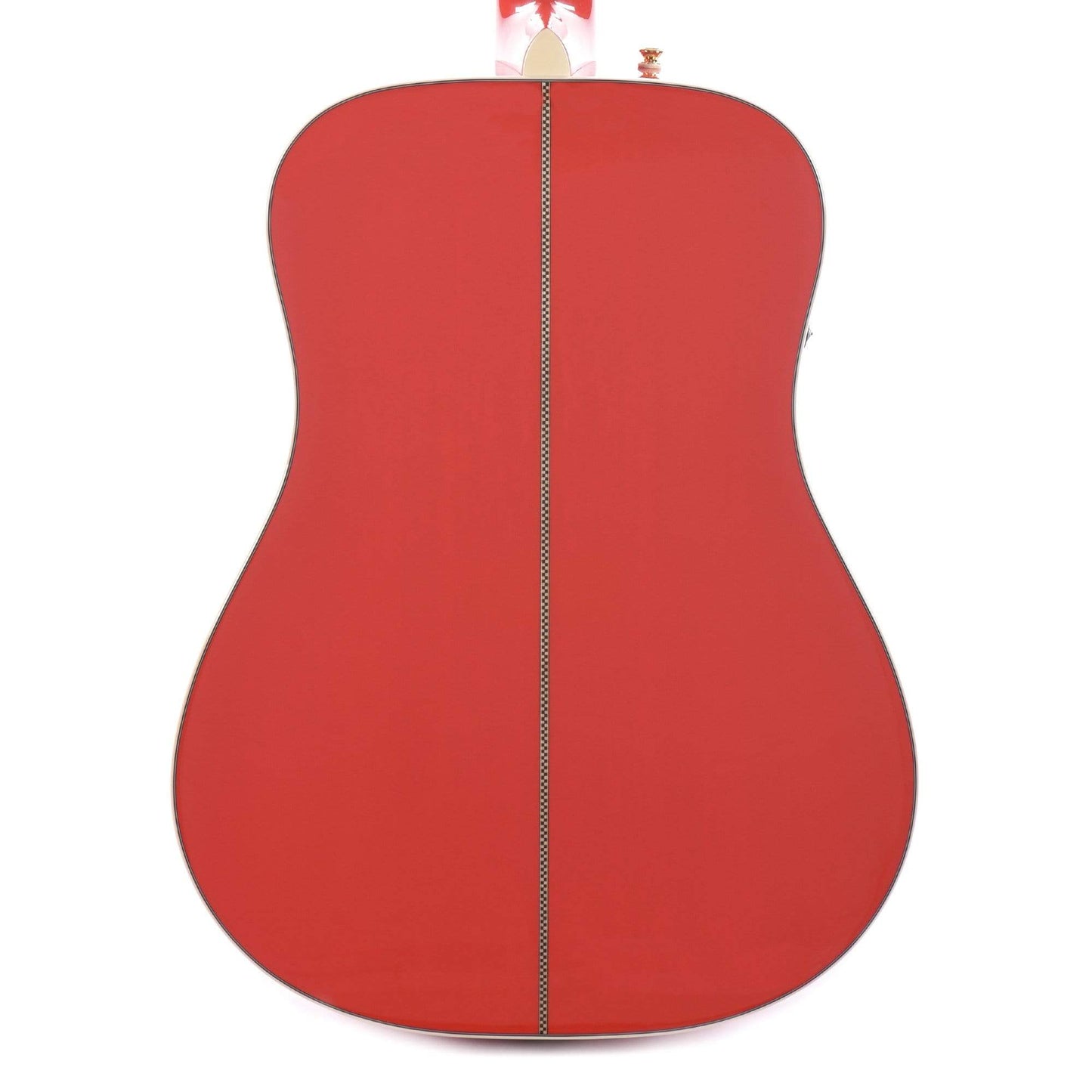 Fender PM-1E Limited Edition Paramount Series Dreadnought Fiesta Red Acoustic Guitars / Dreadnought