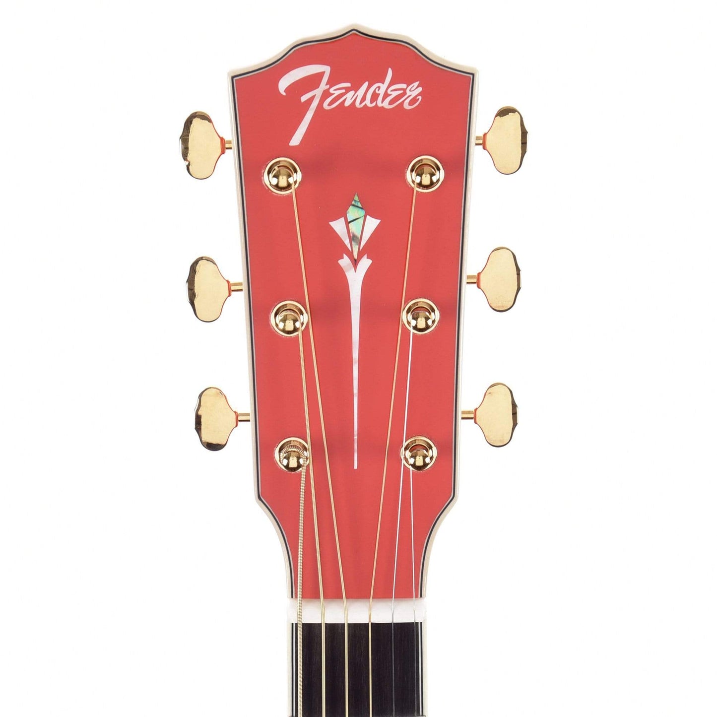 Fender PM-1E Limited Edition Paramount Series Dreadnought Fiesta Red Acoustic Guitars / Dreadnought