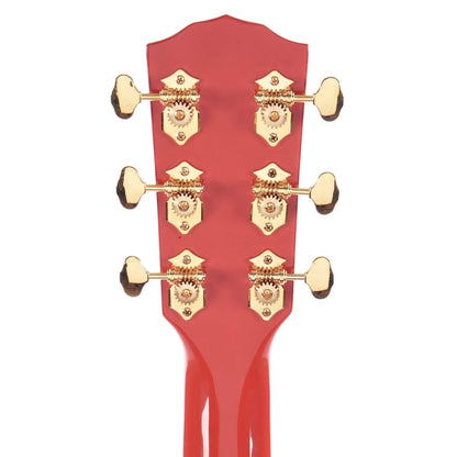 Fender PM-1E Limited Edition Paramount Series Dreadnought Fiesta Red Acoustic Guitars / Dreadnought