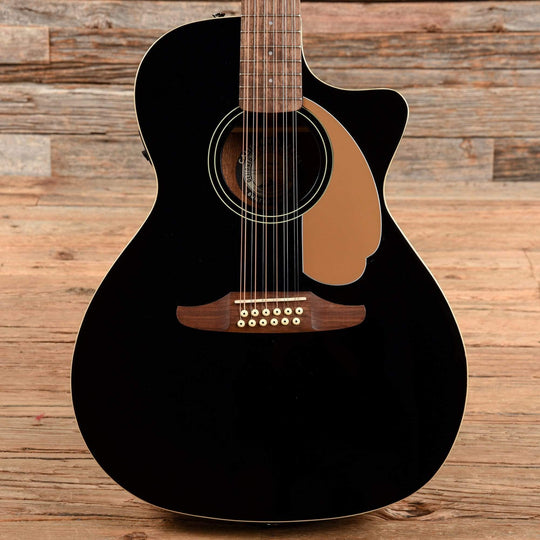Fender Villager 12-String V3 Spruce/Mahogany w/ Walnut Fretboard Black 2021 Acoustic Guitars / Dreadnought