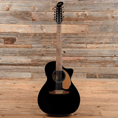 Fender Villager 12-String V3 Spruce/Mahogany w/ Walnut Fretboard Black 2021 Acoustic Guitars / Dreadnought
