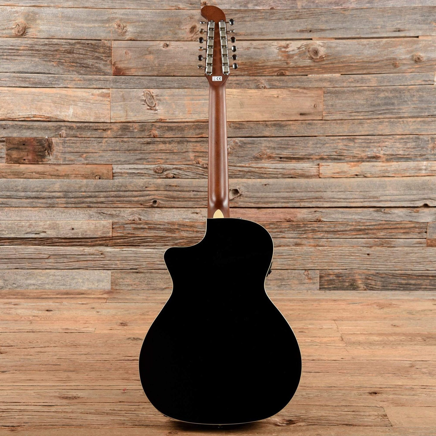 Fender Villager 12-String V3 Spruce/Mahogany w/ Walnut Fretboard Black 2021 Acoustic Guitars / Dreadnought