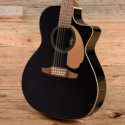 Fender Villager 12-String V3 Spruce/Mahogany w/ Walnut Fretboard Black 2021 Acoustic Guitars / Dreadnought