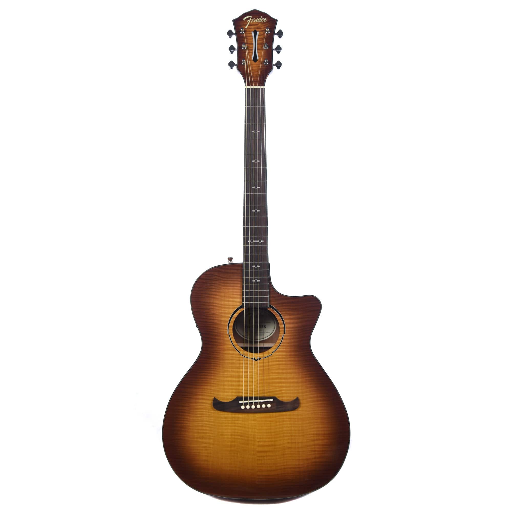 Fender FA-345CE Auditorium Acoustic 3-Tone Teaburst Acoustic Guitars