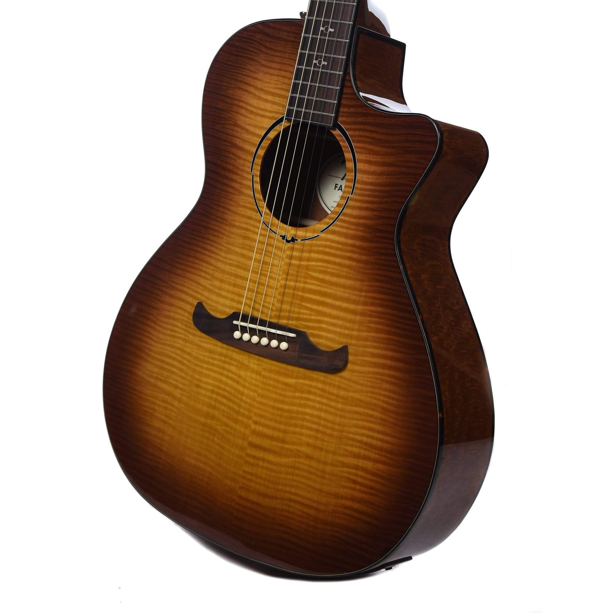 Fender FA-345CE Auditorium Acoustic 3-Tone Teaburst Acoustic Guitars