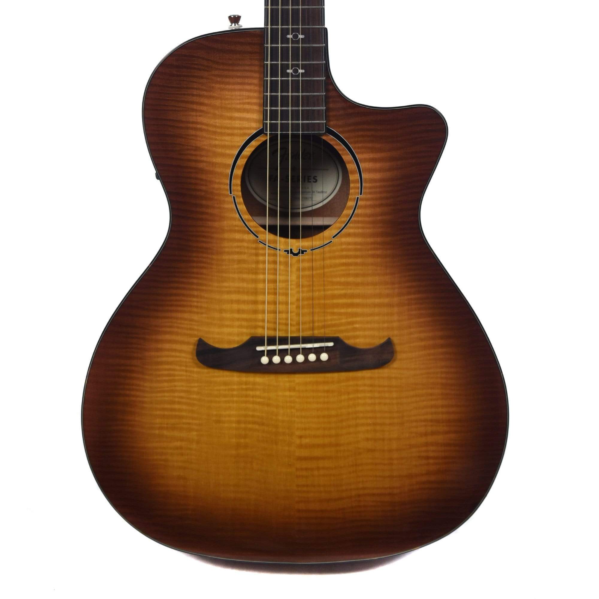 Fender FA-345CE Auditorium Acoustic 3-Tone Teaburst Acoustic Guitars