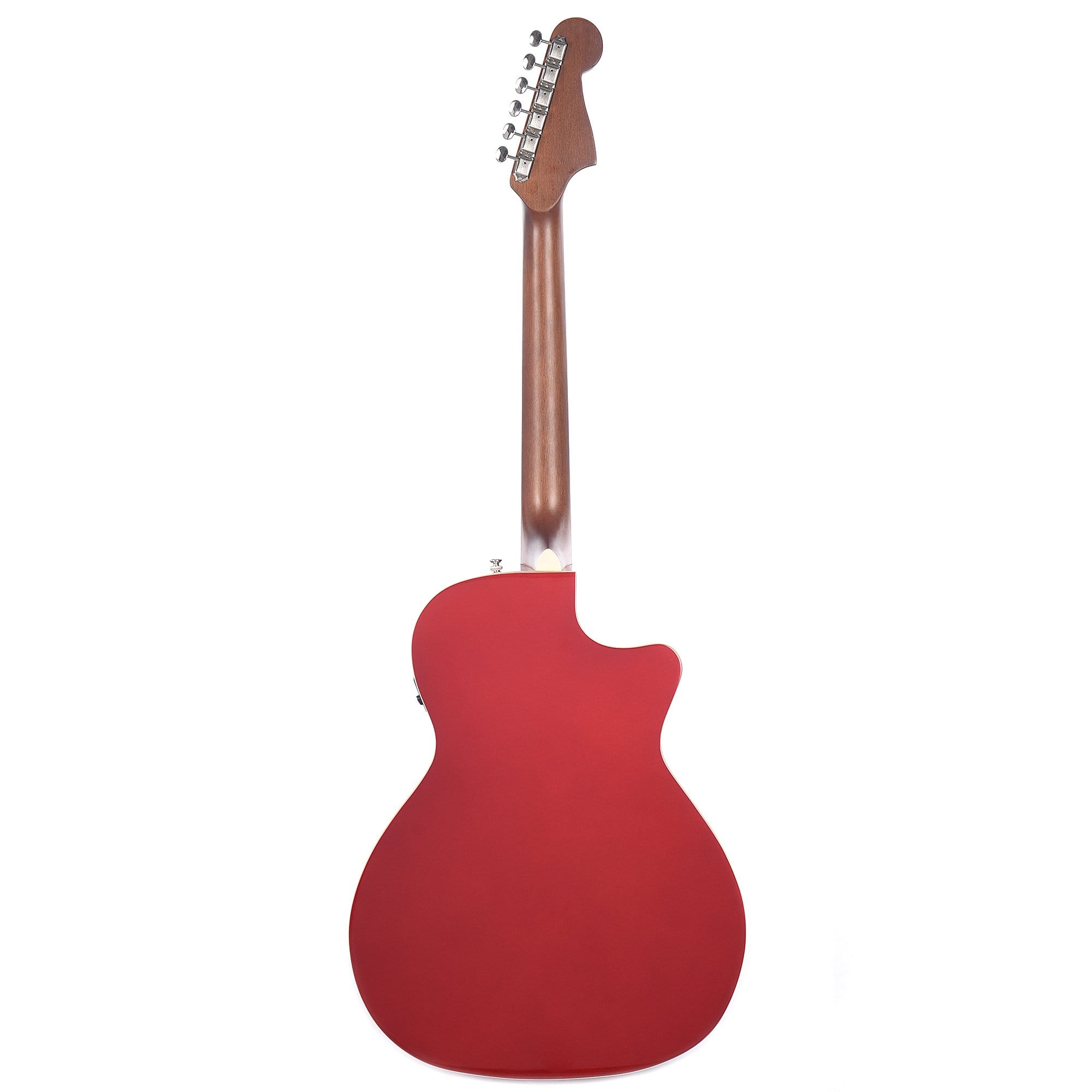 Fender Newporter Player LEFTY Candy Apple Red Acoustic Guitars / Left-Handed