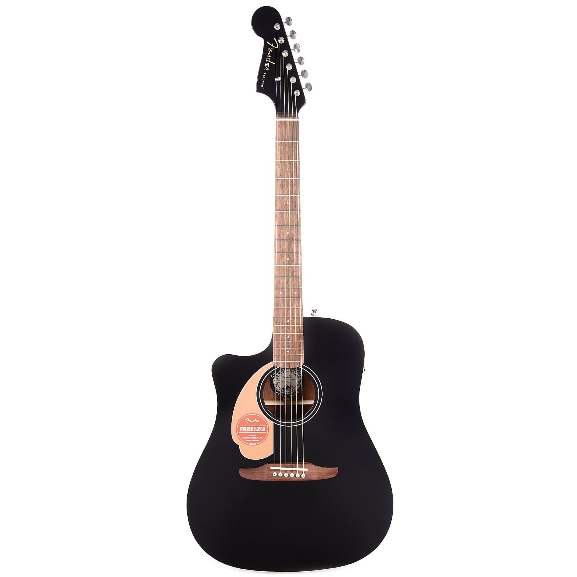 Fender Redondo Player LEFTY Jetty Black Acoustic Guitars / Left-Handed