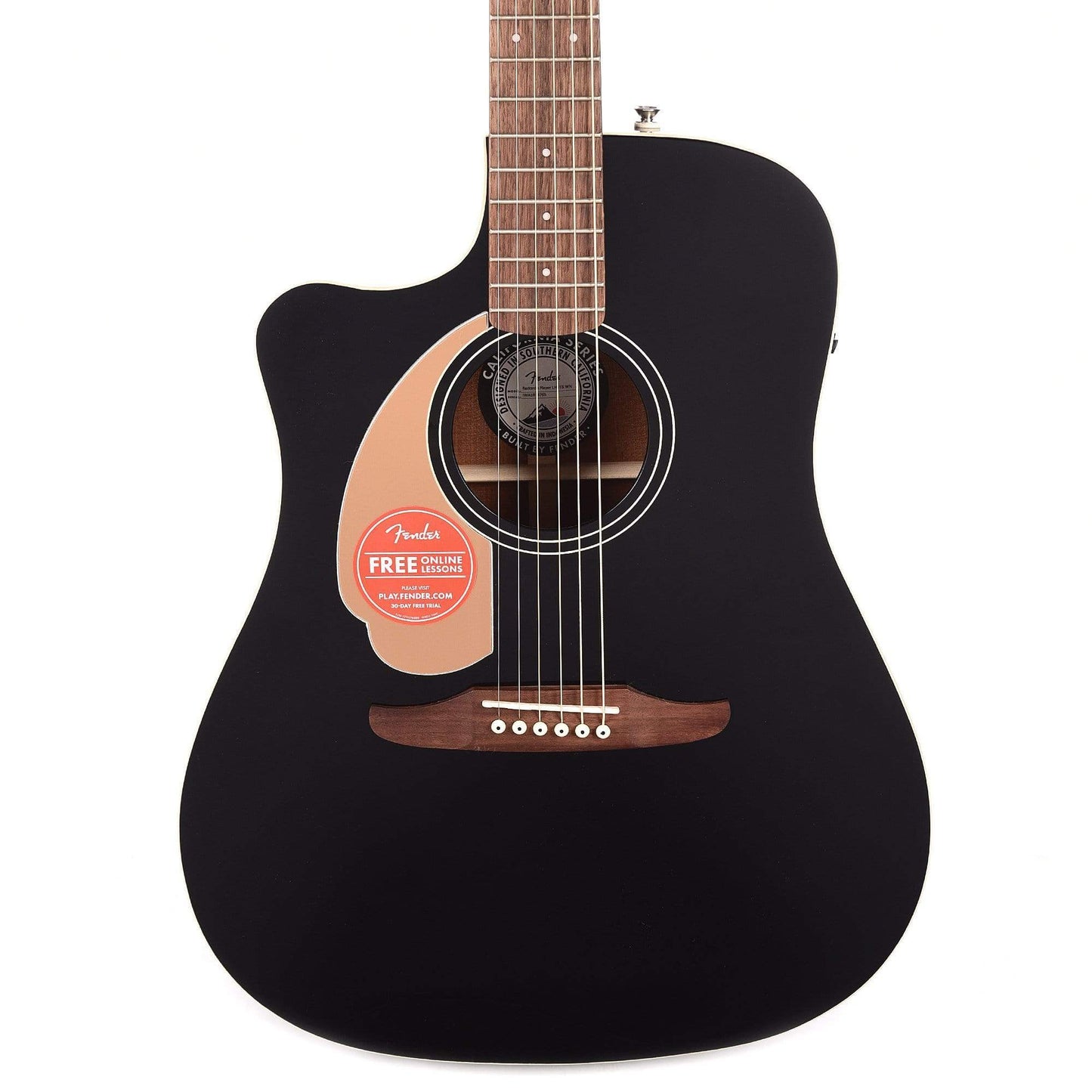 Fender Redondo Player LEFTY Jetty Black Acoustic Guitars / Left-Handed