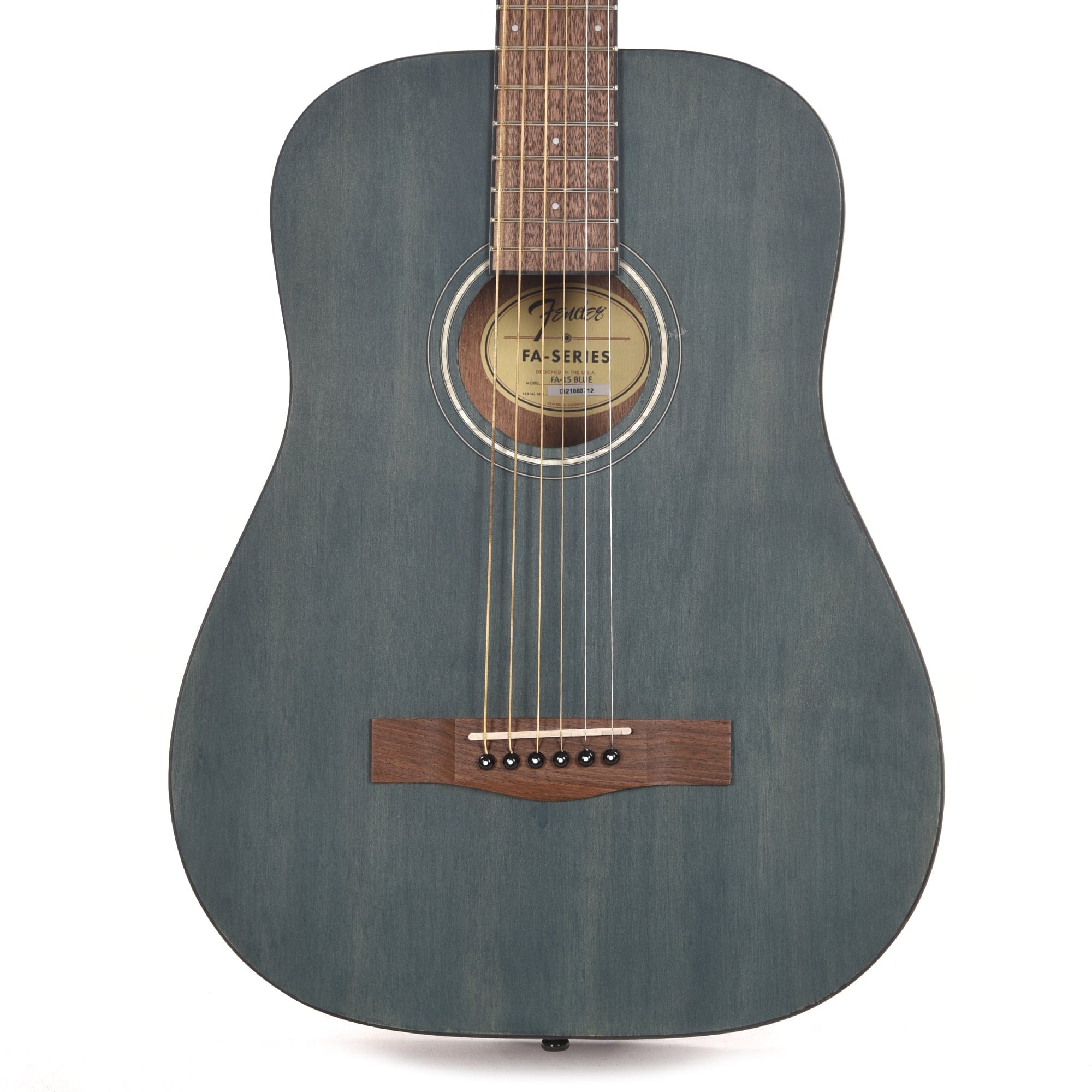Fender FA-15 3/4 Scale Acoustic Blue Acoustic Guitars / Mini/Travel