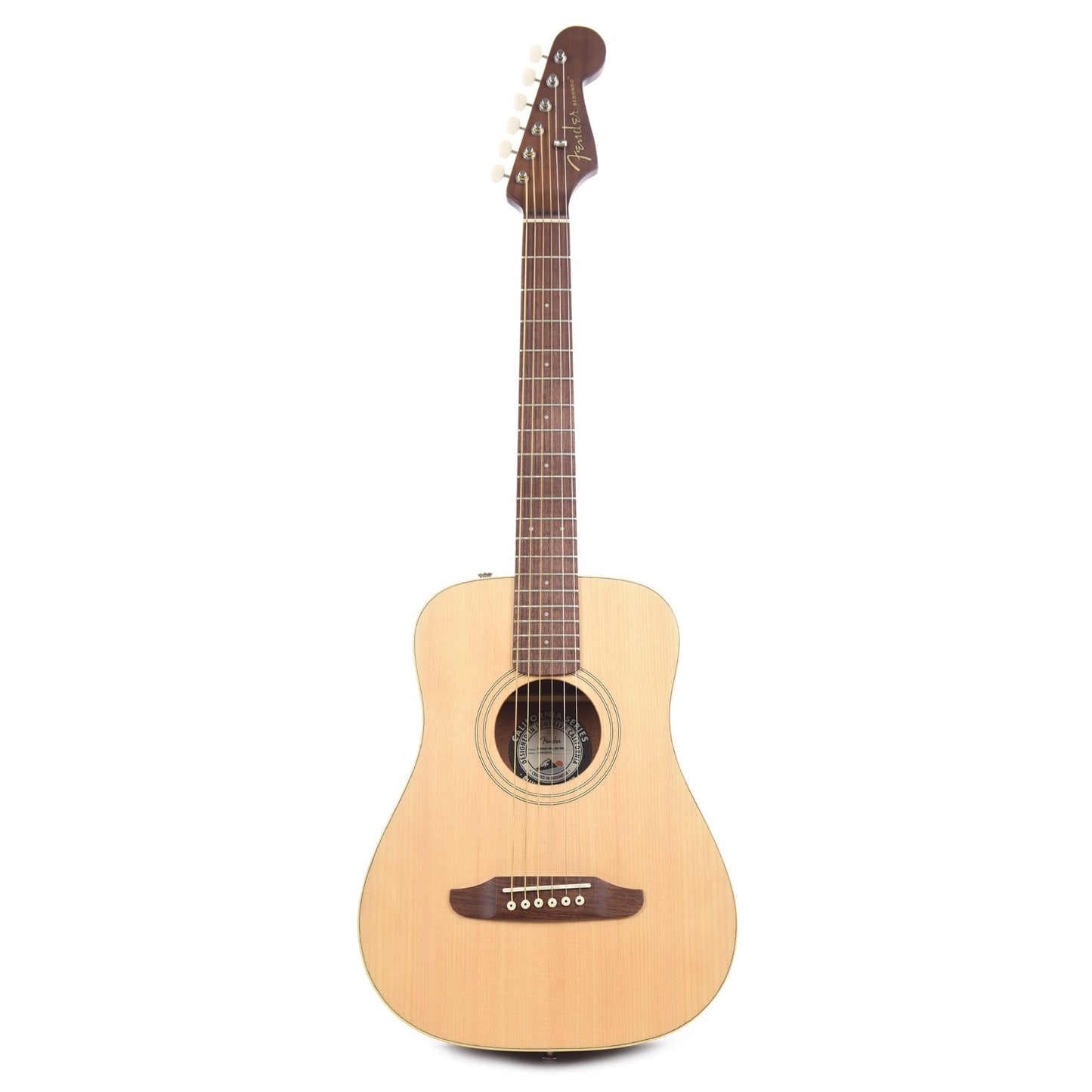 Fender Redondo Mini Acoustic All Mahogany Natural Acoustic Guitars / Mini/Travel