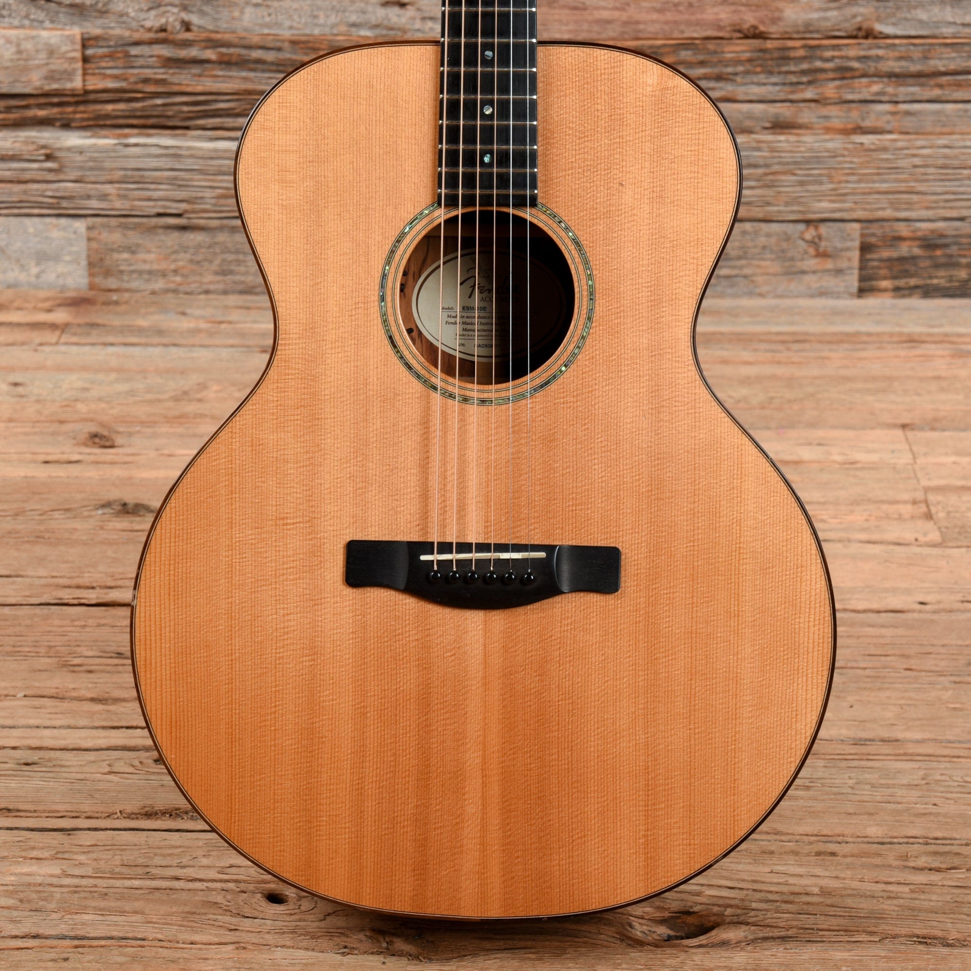 Fender ESM-10E Natural Acoustic Guitars / OM and Auditorium