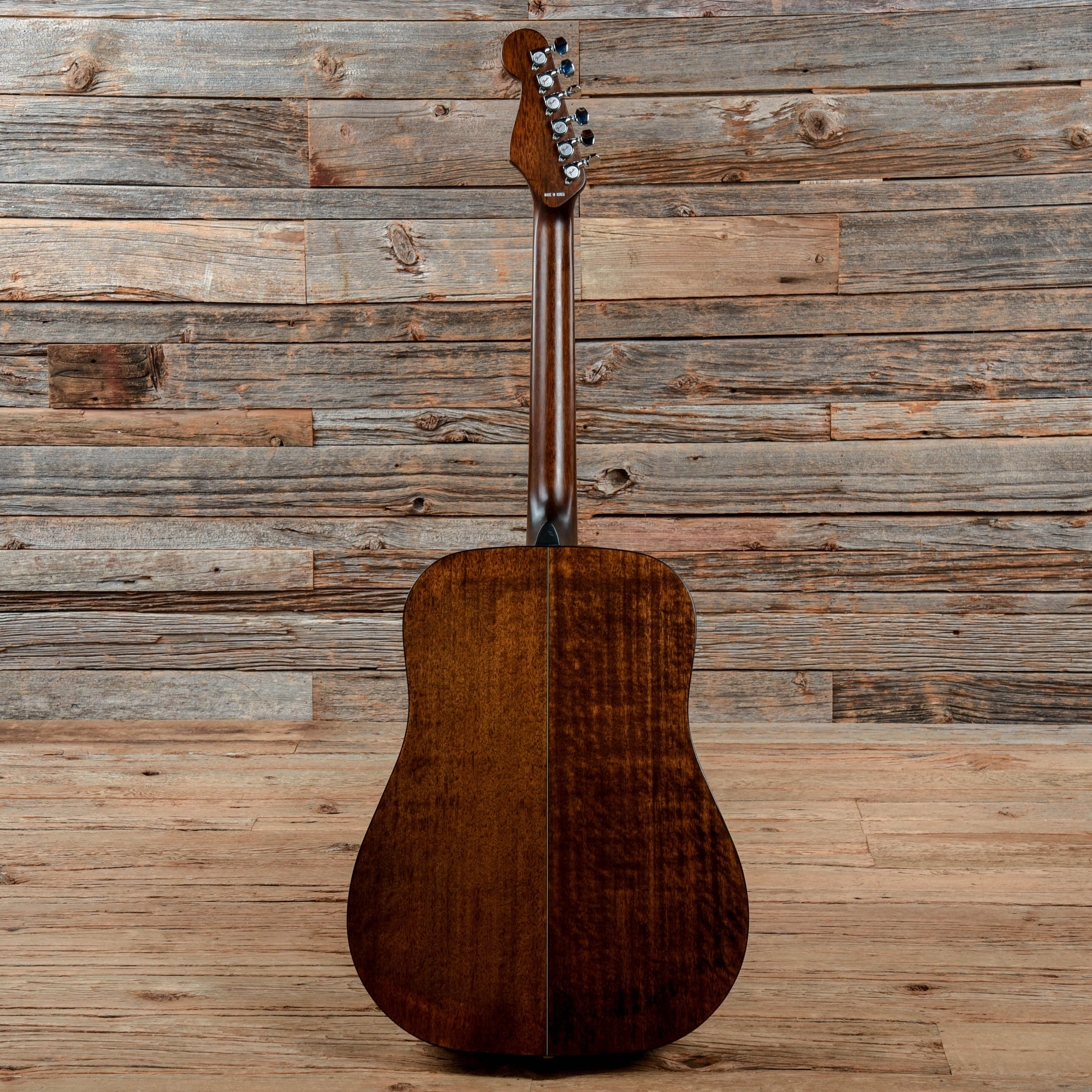 Fender Newporter Acoustic Natural Acoustic Guitars / OM and Auditorium