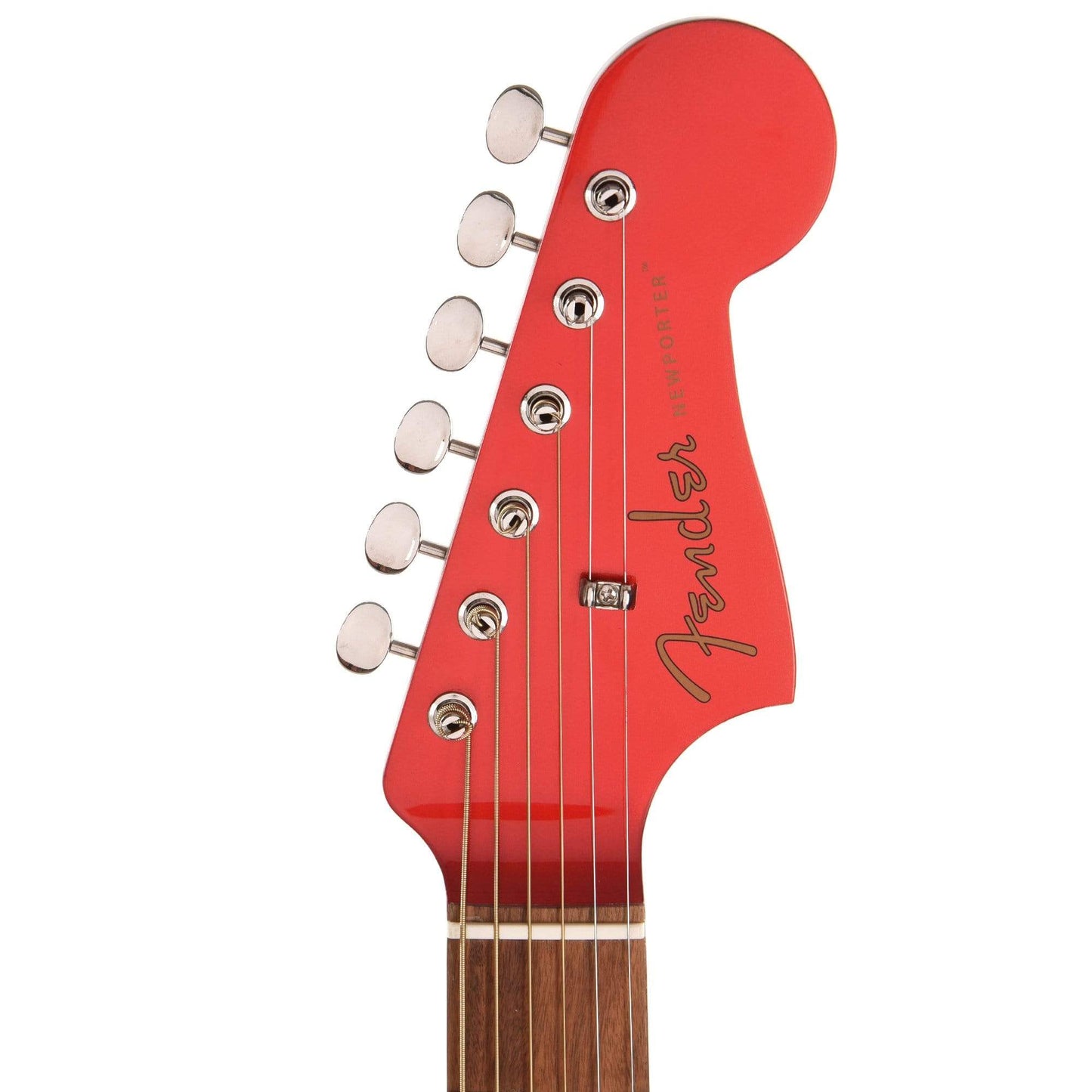Fender Newporter Classic Acoustic Hot Rod Red Metallic Acoustic Guitars / OM and Auditorium