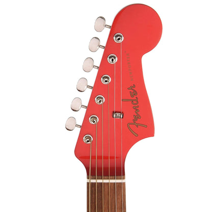 Fender Newporter Classic Acoustic Hot Rod Red Metallic Acoustic Guitars / OM and Auditorium