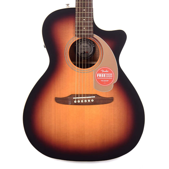 Fender Newporter Player Acoustic Sunburst Acoustic Guitars / OM and Auditorium