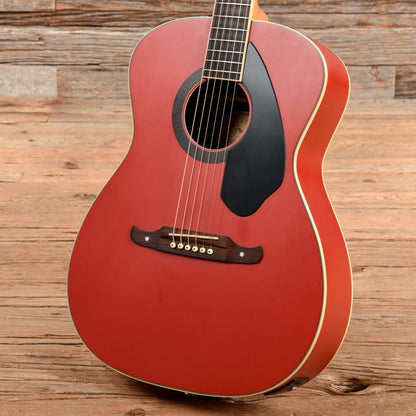 Fender Tim Armstrong Hellcat Ruby Red 2017 Acoustic Guitars / OM and Auditorium