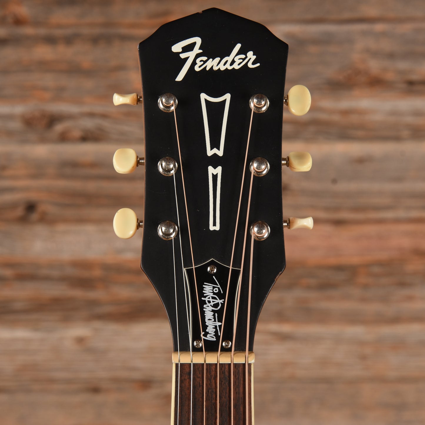 Fender Tim Armstrong Signature Hellcat Natural 2013 LEFTY Acoustic Guitars / OM and Auditorium