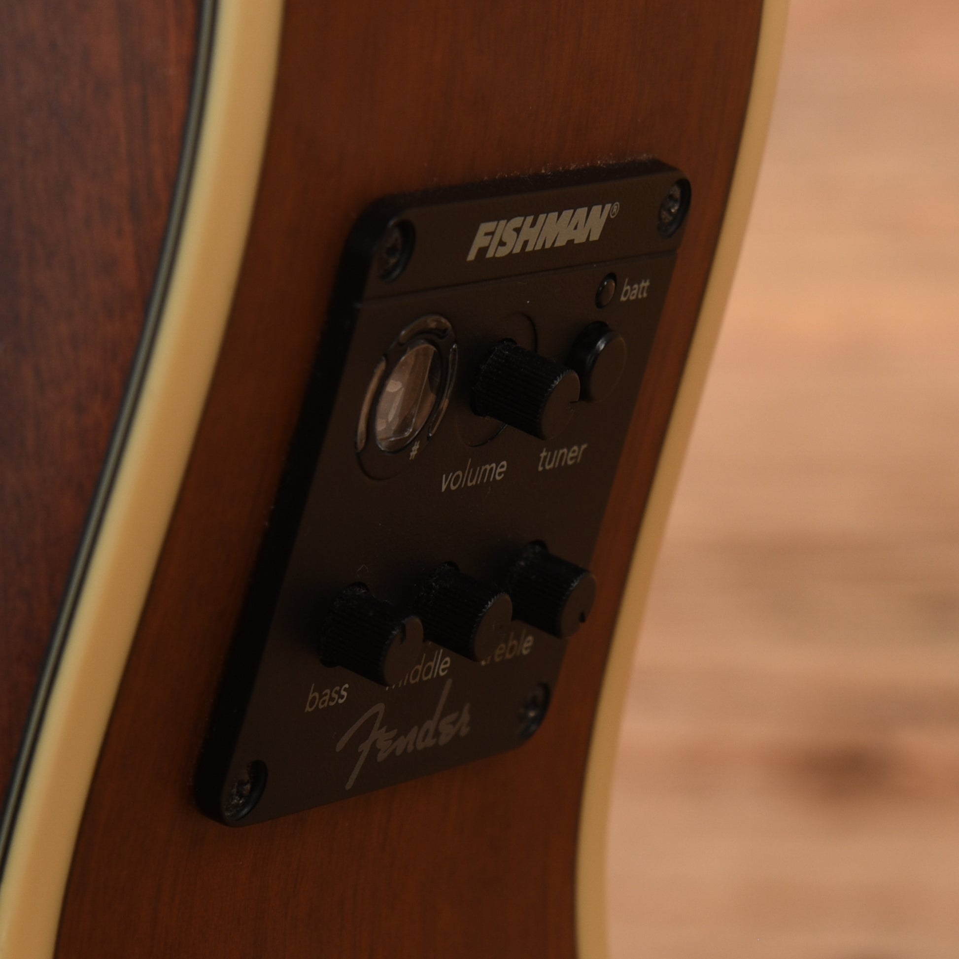 Fender Tim Armstrong Signature Hellcat Natural 2013 LEFTY Acoustic Guitars / OM and Auditorium